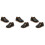3Paires Chaussures Bébé Prewalker Noir Semelle Coton 4