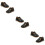 3Paires Chaussures Bébé Prewalker Noir Semelle Coton 7