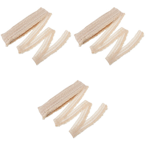 3Pièces Bordure Beige Idéale Pour Tissus Couture 2