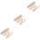 3Pièces Bordure Beige Idéale Pour Tissus Couture 5