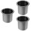3Pièces Porte- Acier Noir Pour Café Bouteilles Clé 8