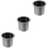 3Pièces Porte- Acier Noir Pour Café Bouteilles Clé 7