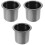 3Pièces Porte- Acier Noir Pour Café Bouteilles Clé 5