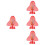 4Pièces Thermomètres Bébé Bain Rose Cartoon Multifonction 8