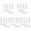 30Pièces Tiges Acryliques Blanches Pour Support Plante Cake Topper 4