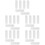 30Pièces Tiges Acryliques Blanches Pour Support Plante Cake Topper 8