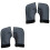 2Paires Chauds Cyclisme Noir Anti-Vent Accessoires 3