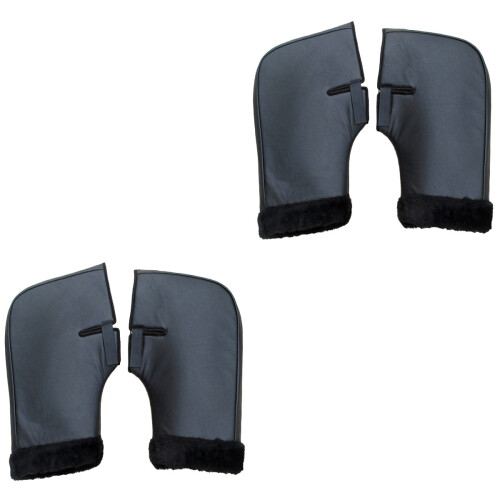 2Paires Chauds Cyclisme Noir Anti-Vent Accessoires 2
