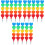 15Pcs Lovely Shaped Plastic Stackable Kids Pencils Set 5