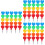 15Pcs Lovely Shaped Plastic Stackable Kids Pencils Set 7