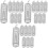 24Pièces Accessoires Apiculture Cage Acier Argenté 5