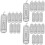 24Pièces Accessoires Apiculture Cage Acier Argenté 8