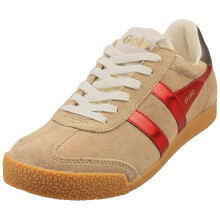 (4) Gola Elan Womens Fashion Trainers in Light Caramel Red Brown
