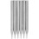 12Pcs Light Grey Iron Pointed Soldering Tips High Heat Resistance Set 3