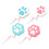 4Pièces Mètre Mini Patte De Chat Durable Multicouleur 1
