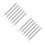 12Pcs Light Grey Iron Pointed Soldering Tips High Heat Resistance Set 6