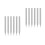 12Pcs Light Grey Iron Pointed Soldering Tips High Heat Resistance Set 10