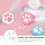 4Pièces Mètre Mini Patte De Chat Durable Multicouleur 5