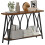 Homcom HOMCOM Console Table, Industrial Narrow Sofa Table with 2 Tiers, Metal Frame 2