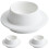 6Pièces Bols À Dip Blancs Céramique Usage Cuisine Simples Élégants 1