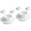 6Pièces Bols À Dip Blancs Céramique Usage Cuisine Simples Élégants 6
