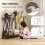 Homcom HOMCOM Console Table, Industrial Narrow Sofa Table with 2 Tiers, Metal Frame 6