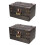 2Pièces Coffres Rangement Pirate Pour Et Jouets 7