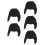5Pcs Lightweight Sponge Liner Black Winter Cycling Cap 10