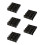 75Pièces Signalétique De Table Noire En Double-Face 10