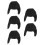 5Pcs Lightweight Sponge Liner Black Winter Cycling Cap 5
