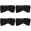 4Pcs Black Protective Headband Breathable Ear Covers for Winter Riding 7