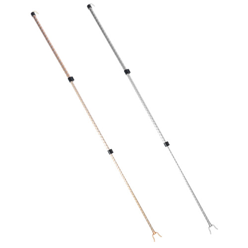 8Pcs Portable Retractable Clothesline Rods Strong Aluminum Material 2