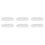 3Pairs Classic Design Transparent Plastic Range Hood Light Covers 9