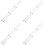 8Pcs Portable Retractable Clothesline Rods Strong Aluminum Material 7