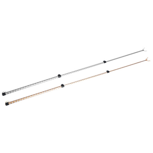 8Pcs Portable Retractable Clothesline Rods Strong Aluminum Material 1