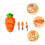 1Ensemble Ensemble Bébé Silicone Carotte Portable 5