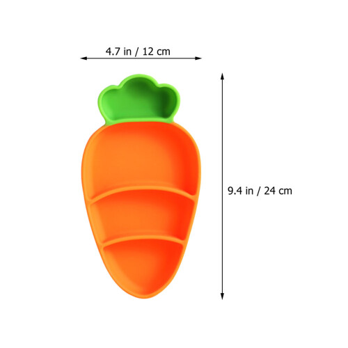 1Ensemble Ensemble Bébé Silicone Carotte Portable 1