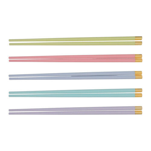 15Pairs Practical Pet Reusable Chopsticks Assorted Colors Kitchen Gift 1