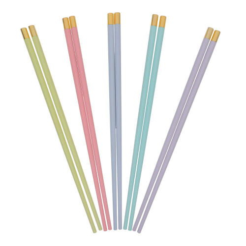 15Pairs Practical Pet Reusable Chopsticks Assorted Colors Kitchen Gift 2