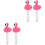 4Pcs Floating Pool Thermometer ABS Flamingo Shape Multi-Use Water Temp 5