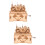 2Sets Khaki Muziekdoos DIY Educatief Speelgoed 6
