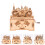 2Sets Khaki Muziekdoos DIY Educatief Speelgoed 9