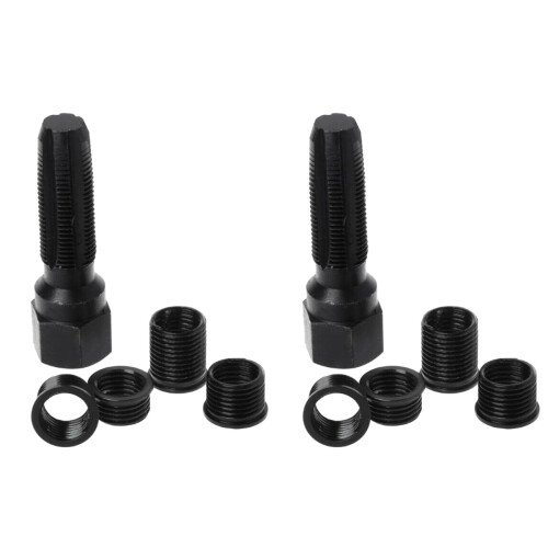 2St Spark Plug Reparatie Kit Zwart Voor Autoonderhoud 1