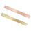 1set Vintage Brass Ruler School Ruler Straight Ruler 2pcs 9
