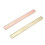 1set Vintage Brass Ruler School Ruler Straight Ruler 2pcs 8