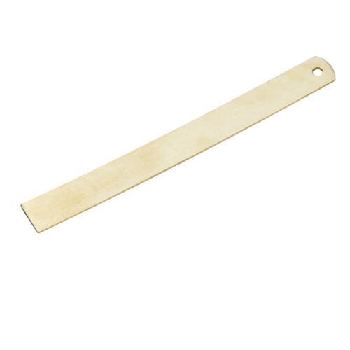 1set Vintage Brass Ruler School Ruler Straight Ruler 2pcs 2