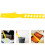 4Pcs Yellow Plastic Paint Stirring Sticks Manual Mixing Tools for Home 1