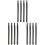 12Pcs Black Witch Broom Replacement Poles Plastic Rods for Performance 4