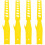 4Pcs Yellow Plastic Paint Stirring Sticks Manual Mixing Tools for Home 5