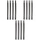 12Pcs Black Witch Broom Replacement Poles Plastic Rods for Performance 5